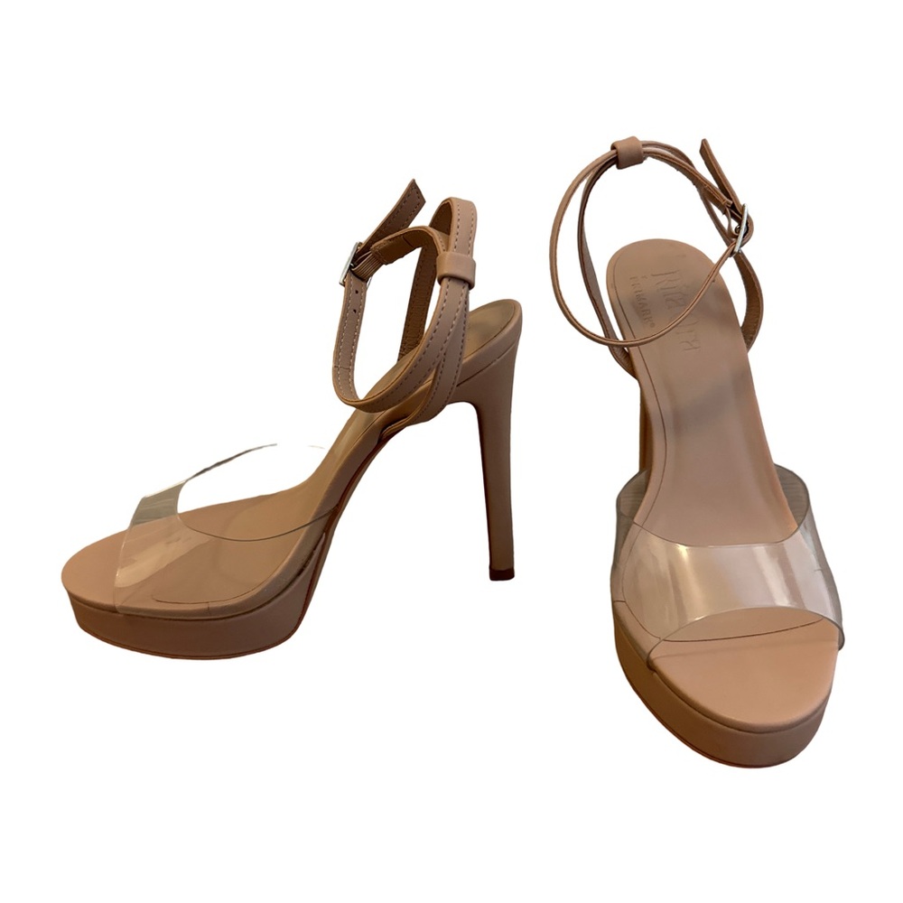 Tan Platform Heels - Picture 2 of 4